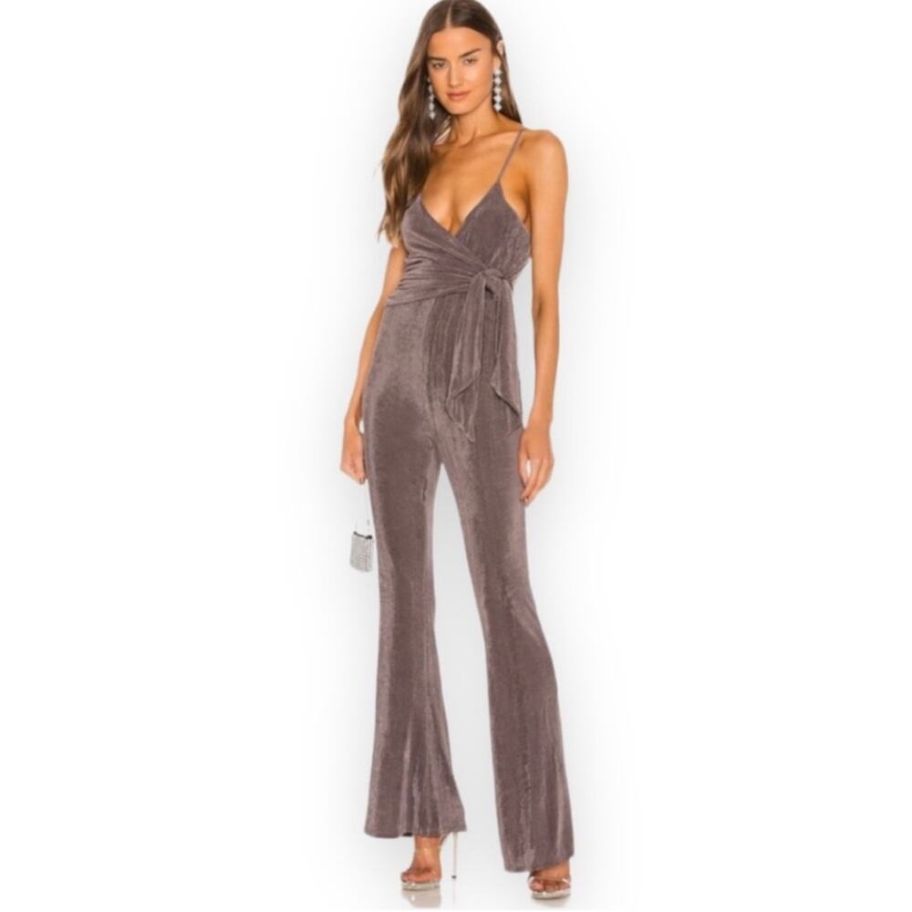 NWT Michael Costello X REVOLVE Irene Jumpsuit Size L‎